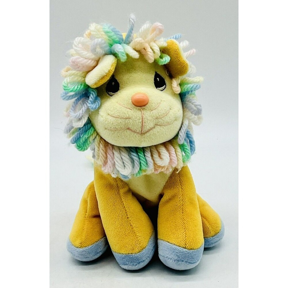 Enesco Precious Moments Tender Tails Birthday Train Lion 5‎ Plush 5th 1999